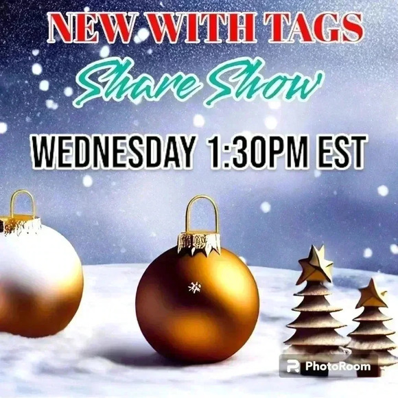 NEW WITH TAGS SHARE SHOW TOMORROW AT 1:30pm *Do not purchase this listing* - Picture 1 of 1